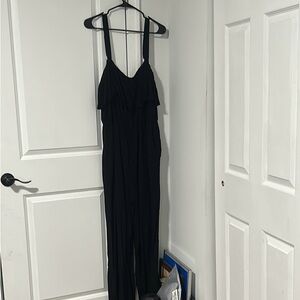 Black Sleeveless Jumpsuit